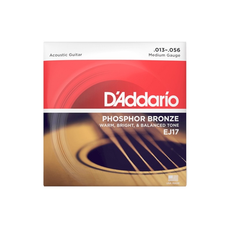 D'Addario EJ17 Phosphor Bronze Medium