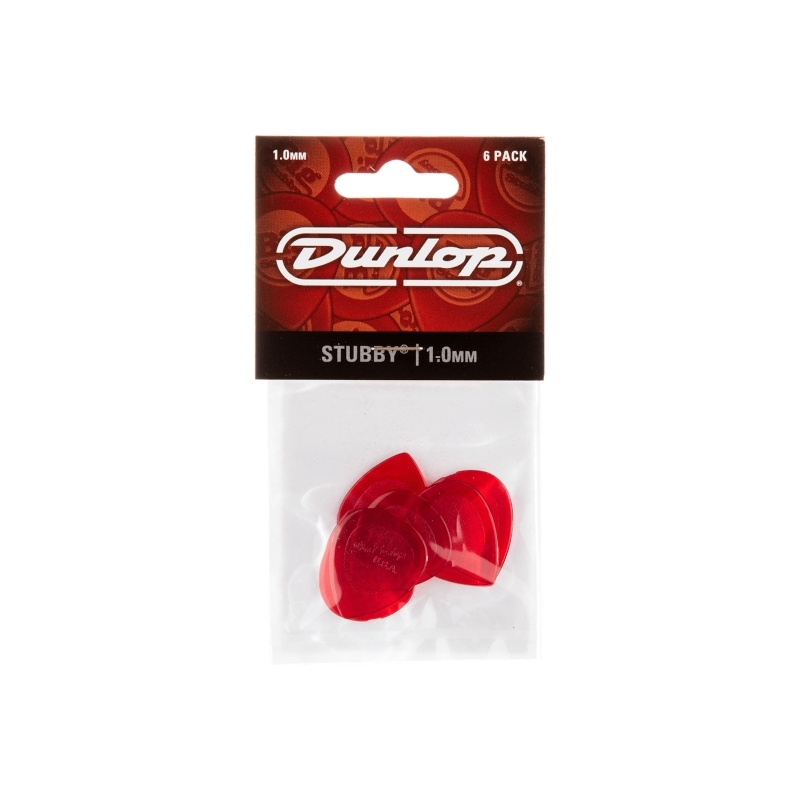 Dunlop Stubby Jazz Pick 1,0 6-Pack