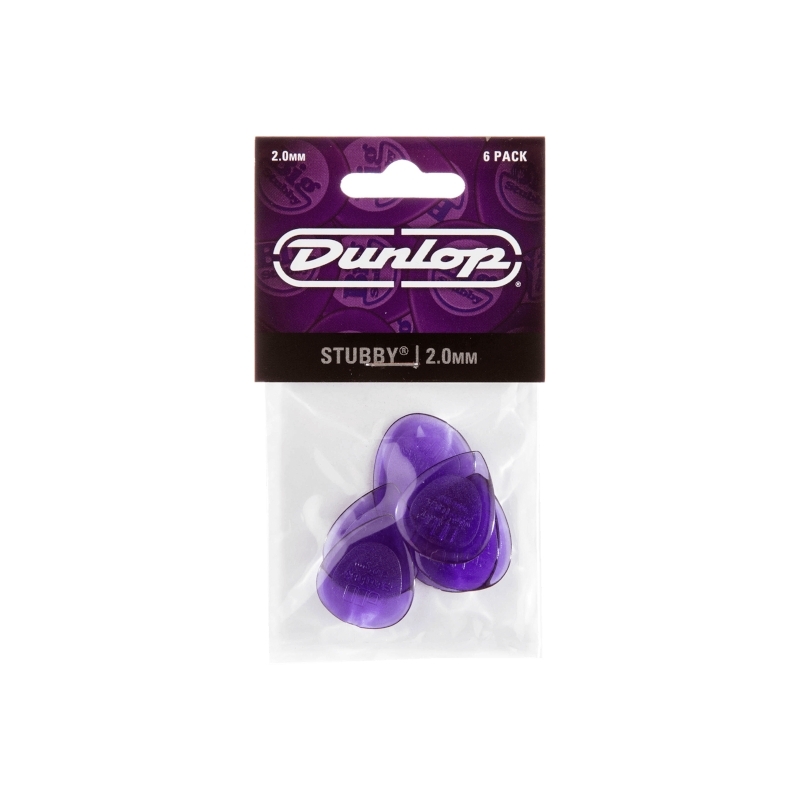 Dunlop Stubby Jazz Pick 2,0 6-Pack