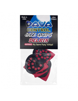 Dava Jazz Grip Delrin Red 6-Pack