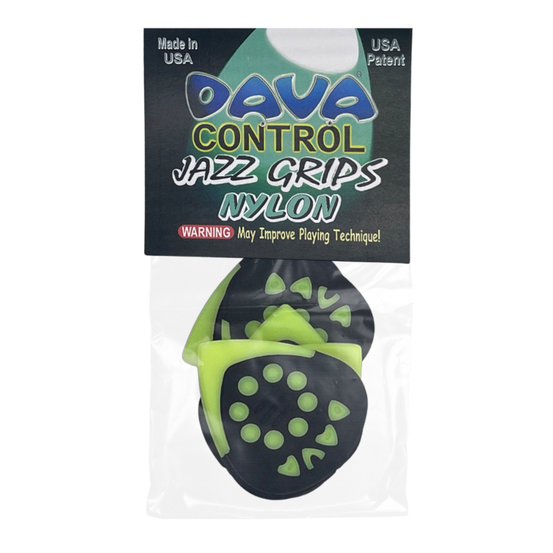 Dava Jazz Grip Nylon Green 6-Pack