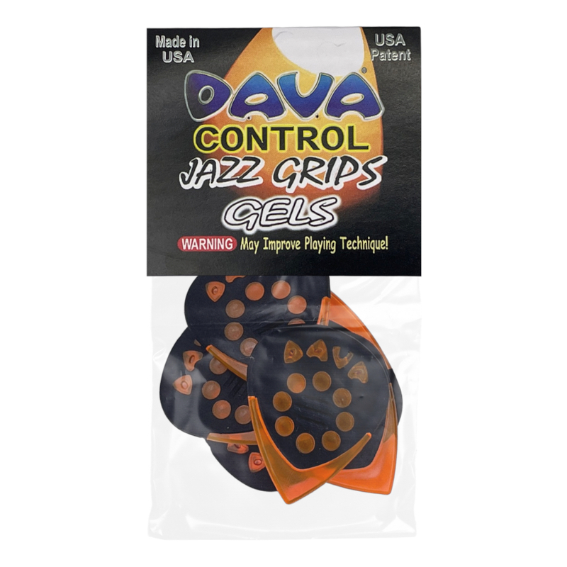 Dava Jazz Grip Gels Orange 6-Pack