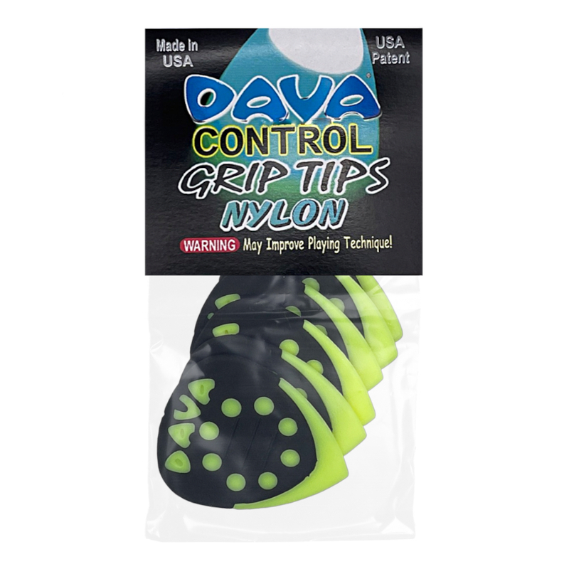 Dava Grip Tip Nylon Green 6-Pack