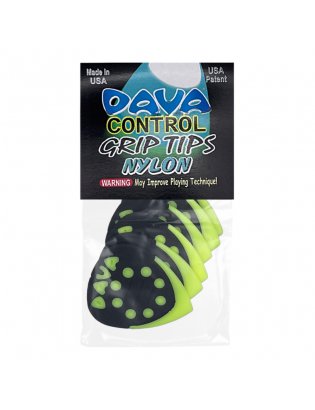 Dava Grip Tip Nylon Green 6-Pack