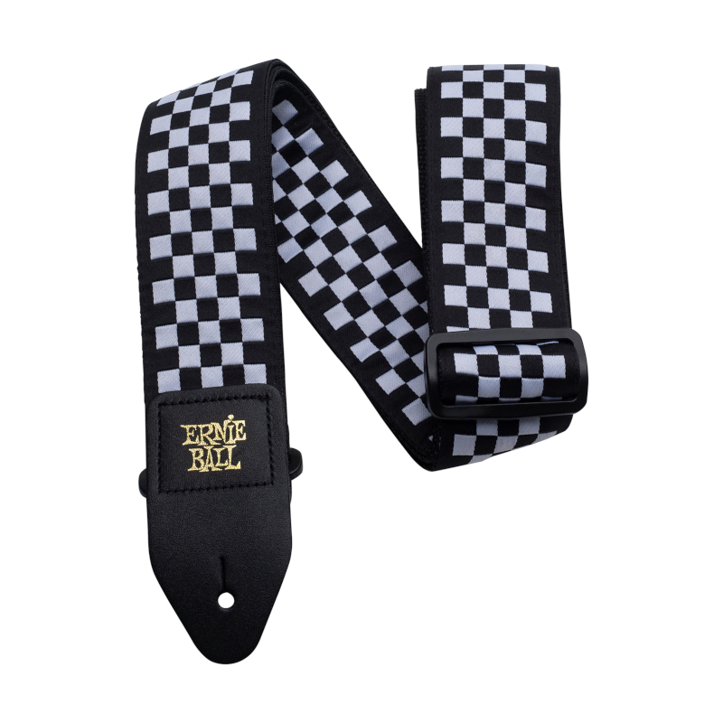 Ernie Ball 4149 Jacquard Strap Black&White Checkered