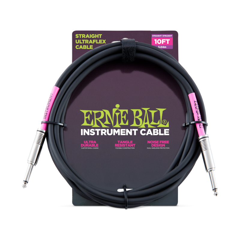 Ernie Ball 6048 Instrument Cable Schwarz 3m