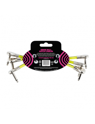 Ernie Ball 6052 Patch Cable Flat Weiß 15cm