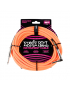 Ernie Ball 6084 Instrument Cable Neon-Orange 5,5m
