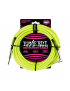 Ernie Ball 6085 Instrument Cable Neon-Gelb 5,5m