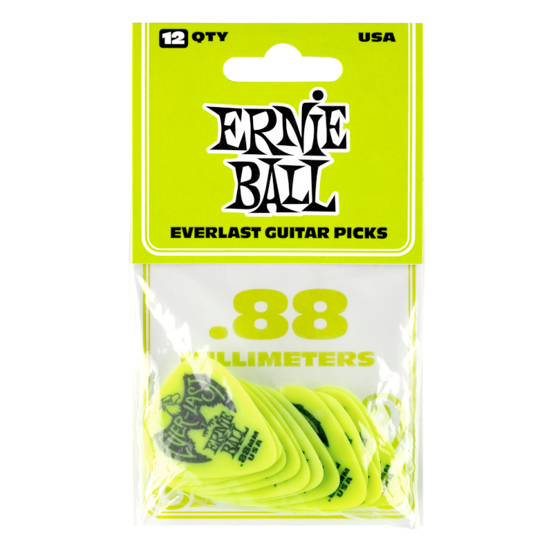 Ernie Ball 9191 Everlast Pick 0,88 12-Pack