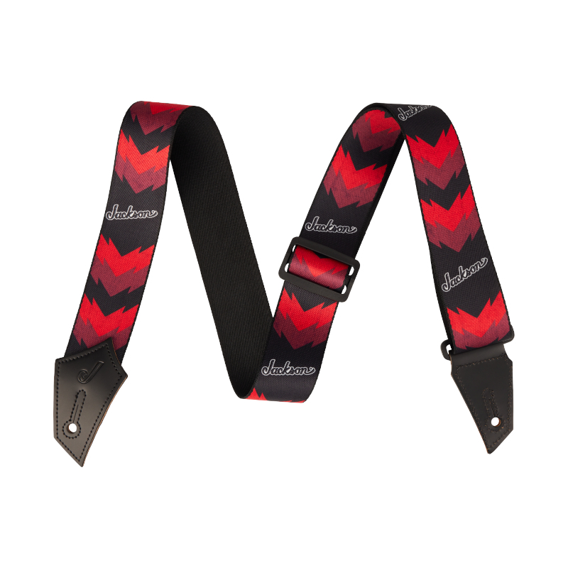 Jackson® Double V Pattern Strap Black Red