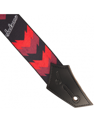 Jackson® Double V Pattern Strap Black Red