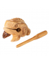 NINO 514NT Wood Frog Guiro Medium