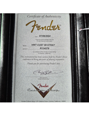 Fender® Vintage Custom 1955 Stratocaster® NOS MN WF2SB