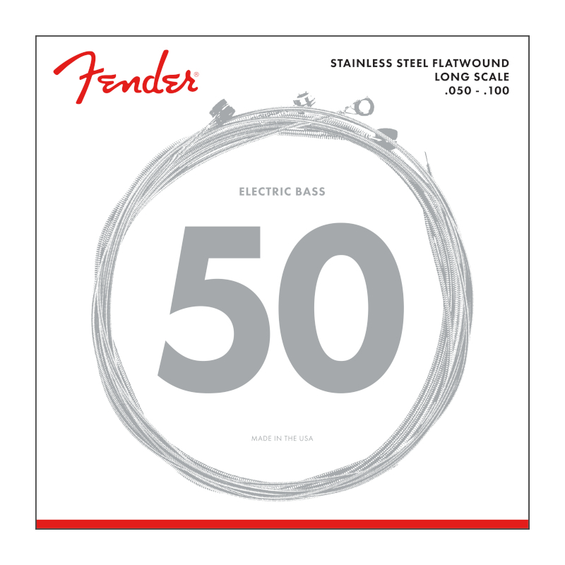 Fender® 9050ML Stainless Steel Flatwound 9050's
