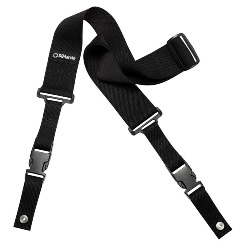 DiMarzio DD2200BK ClipLock® Nylon Guitar Strap Black