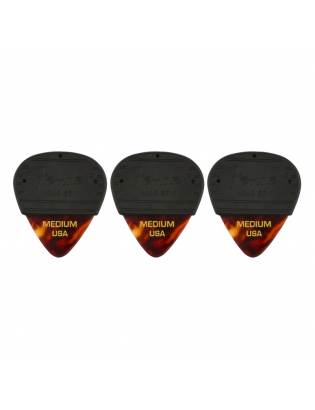 Fender® Mojo Grip™ Celluloid Pick TS Medium 3-Pack