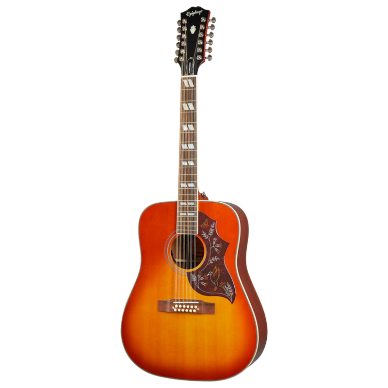 Epiphone Hummingbird 12-String Aged Cherry Sunburst