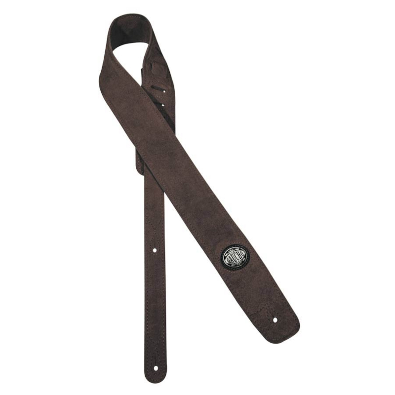 Gaucho GST-610-DBR Padded Suede Strap Dark Brown