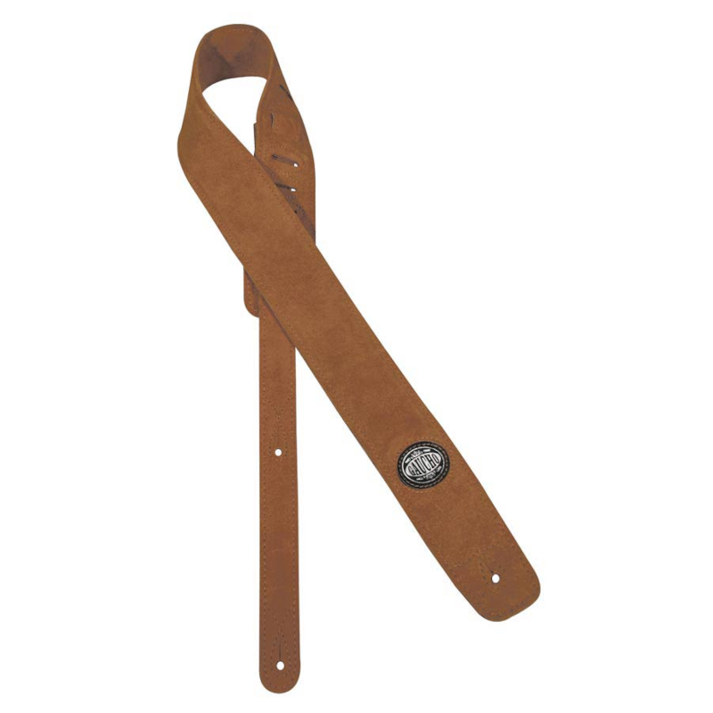 Gaucho GST-610-LBR Padded Suede Strap Light Brown