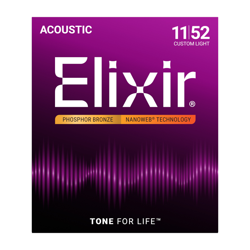 Elixir® 16027 Nanoweb® Phosphor Bronze Custom Light