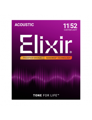 Elixir® 16027 Nanoweb® Phosphor Bronze Custom Light