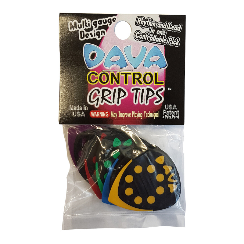 Dava Grip Tip Delrin MultiColored 6-Pack