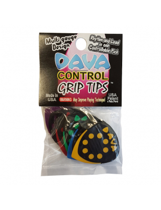 Dava Grip Tip Delrin MultiColored 6-Pack