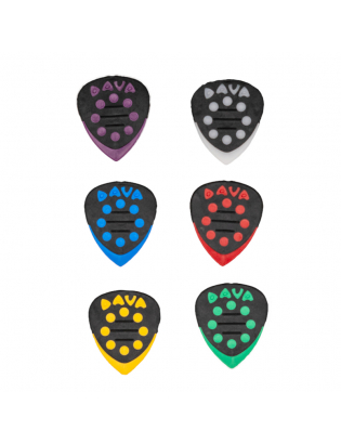 Dava Grip Tip Delrin MultiColored 6-Pack