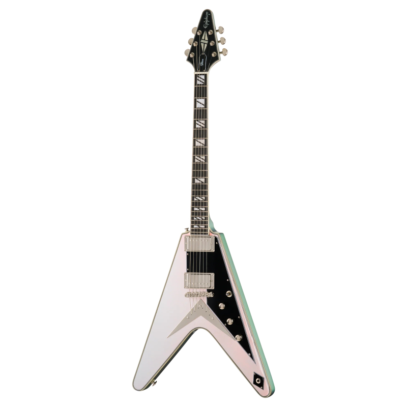 Epiphone Futura Flying V Custom Quicksilver Shift