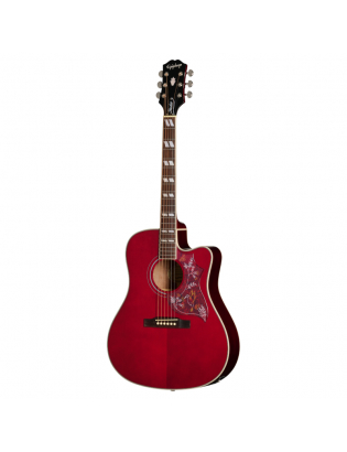 Epiphone Hummingbird Studio EC Exclusive Wine Red
