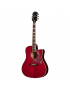 Epiphone Hummingbird Studio EC Exclusive Wine Red