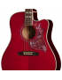 Epiphone Hummingbird Studio EC Exclusive Wine Red
