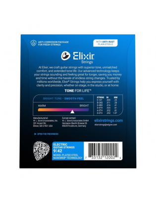 Elixir® 12002 Nanoweb® Electric Super Light