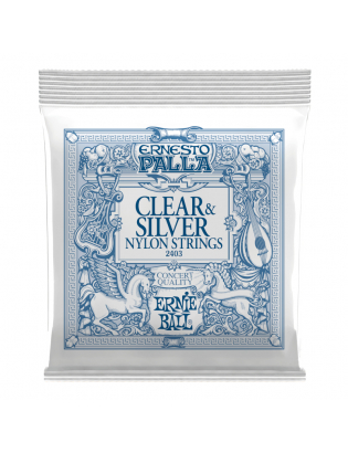Ernie Ball 2403 Ernesto Palla Clear & Silver