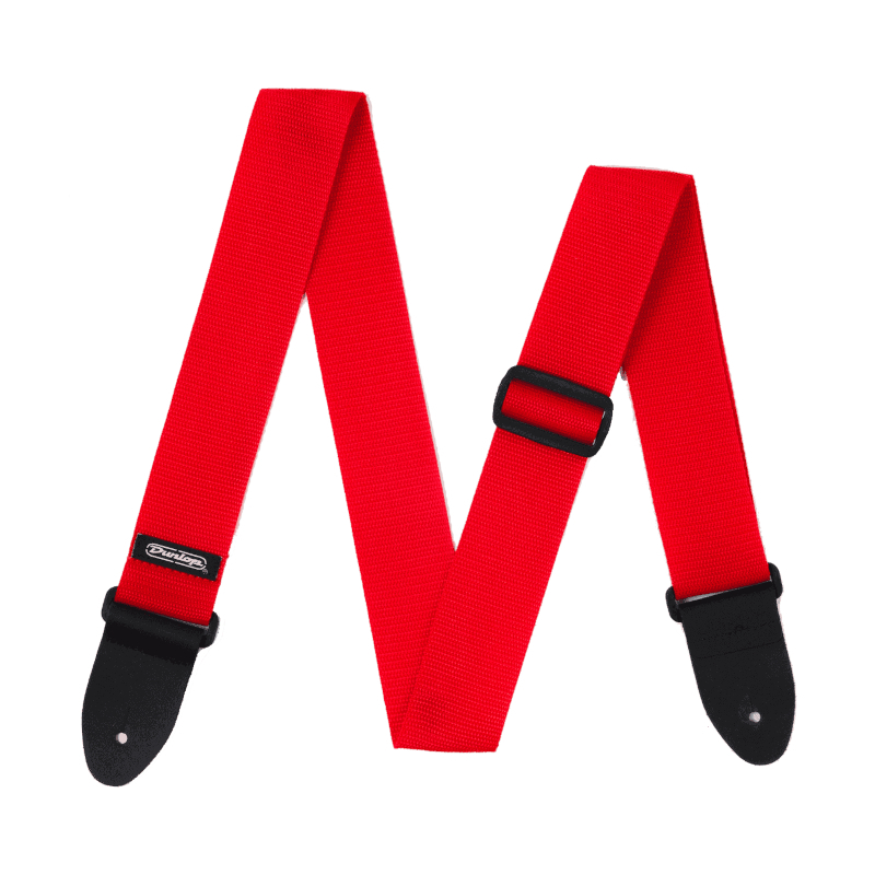Dunlop D0701RD Poly Strap Red