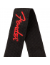 Fender® Black Poly Strap Red Logo