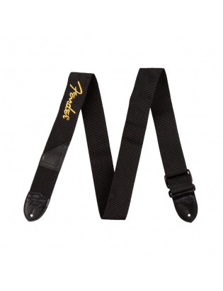 Fender® Black Poly Strap...