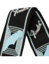 Fender® Monogrammed Strap Black/Grey/Blue