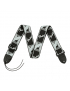 Fender® Monogrammed Strap Black/Grey/DarkGrey