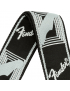 Fender® Monogrammed Strap Black/Grey/DarkGrey