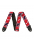 Fender® Monogrammed Strap Red/White/Blue