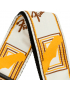 Fender® Monogrammed Strap White/Brown/Yellow