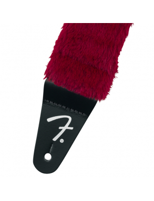 Fender® Poodle Plush Strap Red