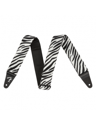Fender® Wild Zebra Print Strap