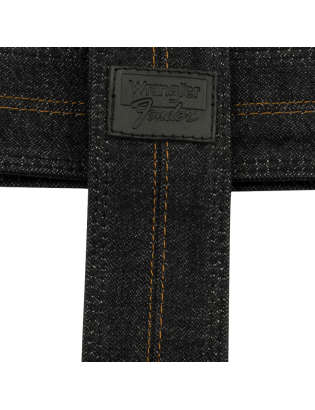 Fender® x Wrangler® Denim Strap Washed Black