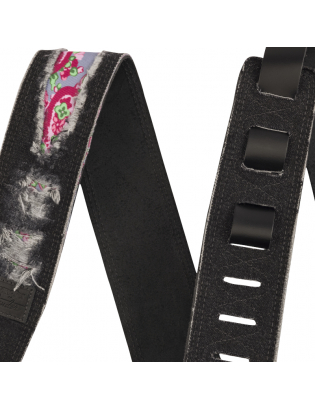 Fender® x Wrangler® Ripped Denim Strap Black