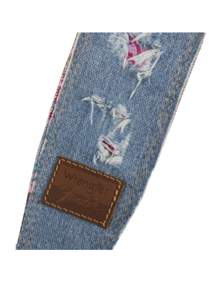 Fender® x Wrangler® Ripped Denim Strap Indigo