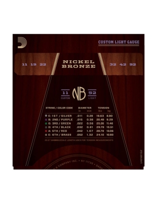 D'Addario NB1152 Nickel Bronze